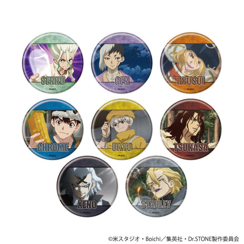 『Dr.STONE』缶バッジ30/BOX(全8種)(場面写イラスト)